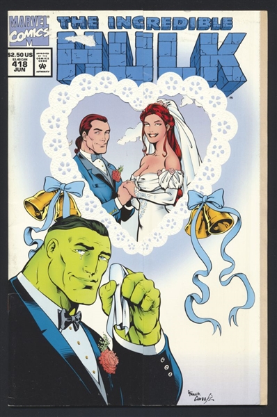 Incredible Hulk #418 VG Wraparound Die-Cut Cover 1994 Marvel Comic Book