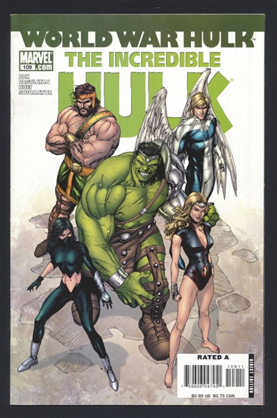 Incredible Hulk (V2) #109 FVF World War Hulk 2007 Marvel Comic Book
