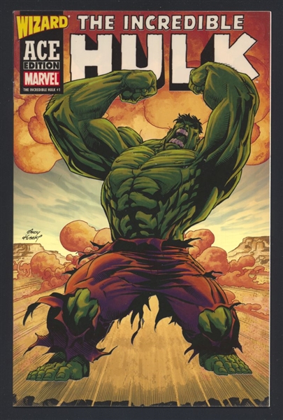 Incredible Hulk #1 NM Wizard ACE Edition Acetate Cover 2003 Marvel Comic Book