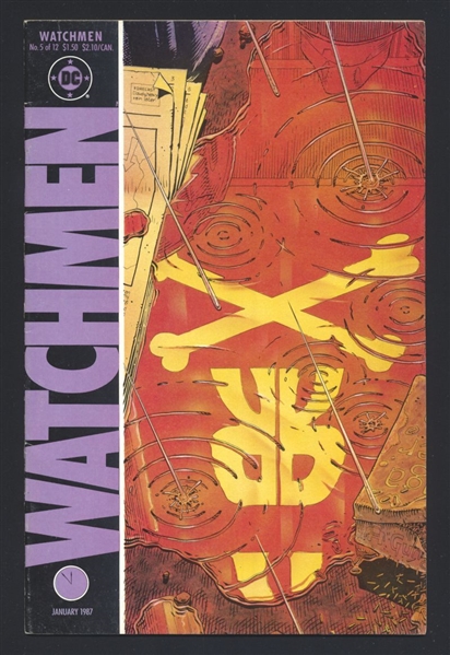 Watchmen #5 FN Alan Moore 1987 DC Comic Book