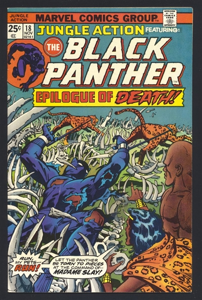 Jungle Action #18 FN Black Panther 1st Madam Slay 1975 Marvel Comic Book