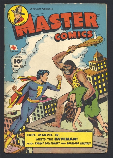 Master Comics #90 VG Captain Marvel Jr 1948 Fawcett Comic Book
