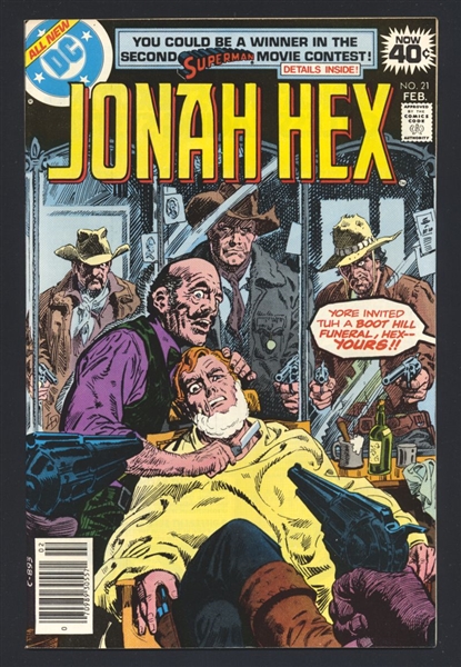 Jonah Hex #21 NM 1979 DC Comic Book