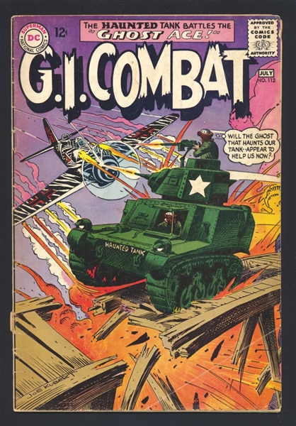 G.I. Combat #112 GVG Joe Kubert 1965 DC Comic Book