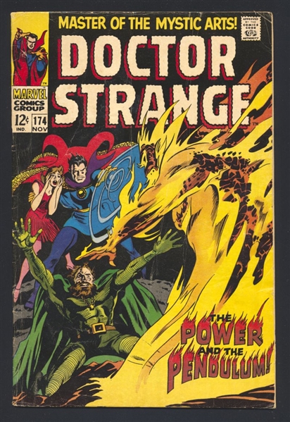 Doctor Strange (V1) #174 VG 1st Stannish 1968 Marvel Comic Book