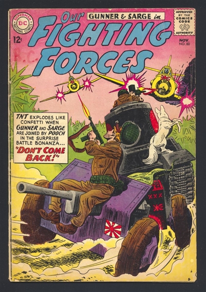 Our Fighting Forces #80 VG 1963 DC Comic Book