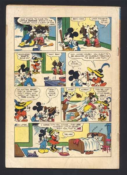 Walt Disney's Mickey Mouse #35 G 1954 Dell Comic Book