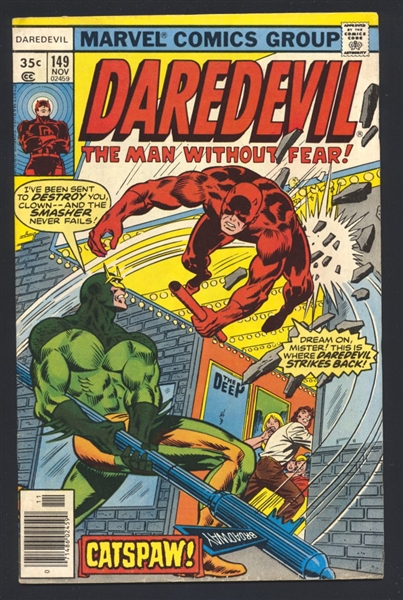 Daredevil #149 FN vs The Smasher 1977 Marvel Comic Book