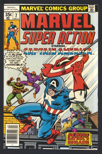 Marvel Super Action #7 VF Jack Kirby 1978 Marvel Comic Book