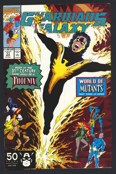 Guardians of the Galaxy #11 VF 1991 Marvel Comic Book