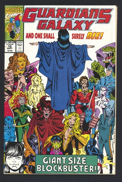 Guardians of the Galaxy #16 G 1st Eternity 1991 Marvel Comic Book