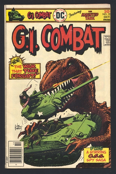 G.I. Combat #195 VG War That Time Forgot 1976 DC Comic Book