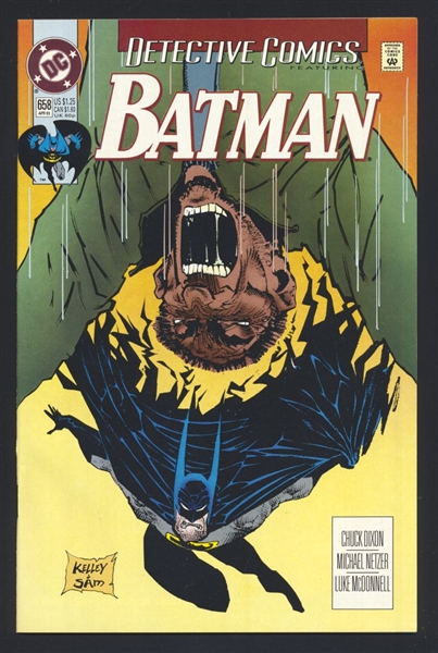 Detective Comics #658 VF/NM Kelley Jones / Sam Kieth Cover 1993 DC Comic Book