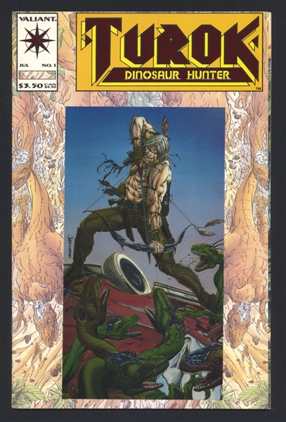 Turok, Dinosaur Hunter #1 VF Chromium Cover 1993 Valiant Comic Book