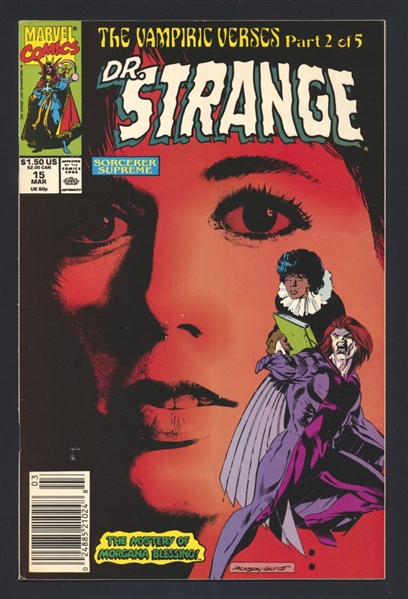 Doctor Strange: Sorcerer Supreme #15 VF NEWSSTAND 1990 Marvel Comic Book
