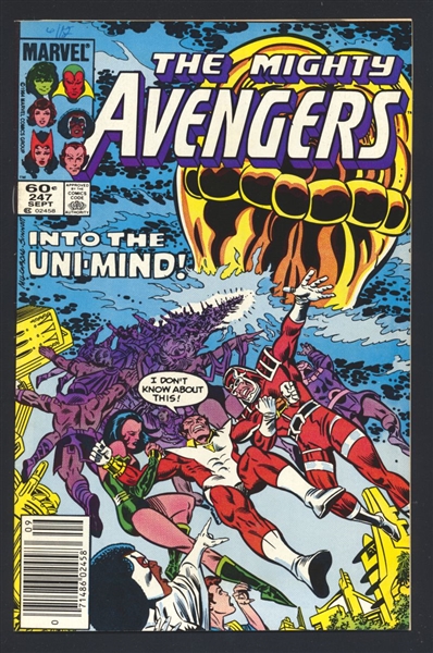Avengers #247 VF/NM NEWSSTAND 1984 Marvel Comic Book