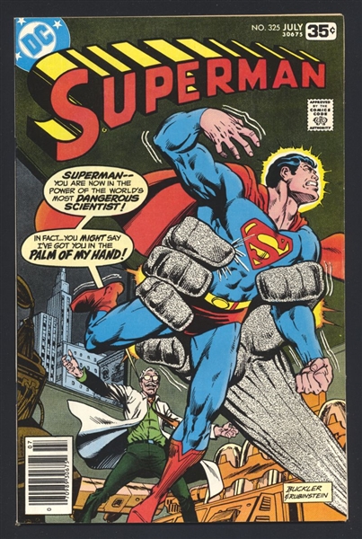 Superman #325 FN 1978 DC Comic Book