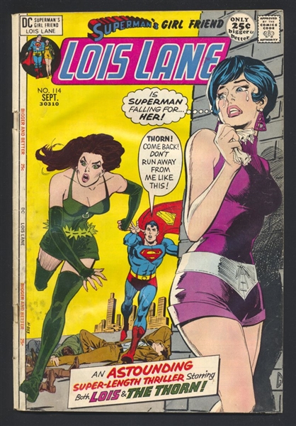 Superman's Girl Friend Lois Lane #114 G 1971 DC Comic Book
