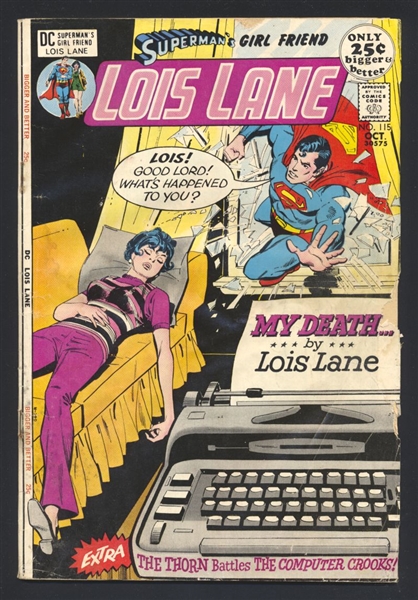 Superman's Girl Friend Lois Lane #115 G 1971 DC Comic Book