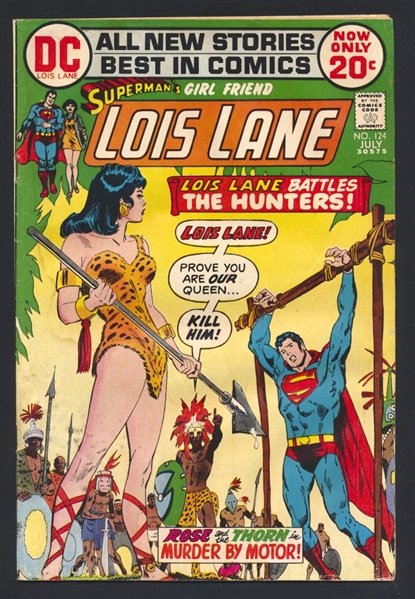 Superman's Girl Friend Lois Lane #124 G 1972 DC Comic Book