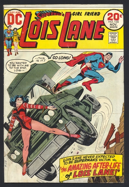 Superman's Girl Friend Lois Lane #135 FR 1973 DC Comic Book