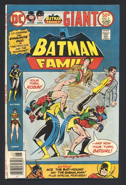 The Batman Family #5 G 1976 DC Comic Book