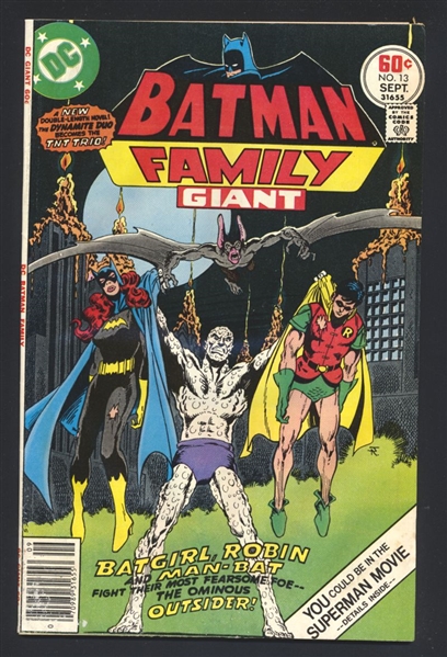 The Batman Family #13 FR 1977 DC Comic Book
