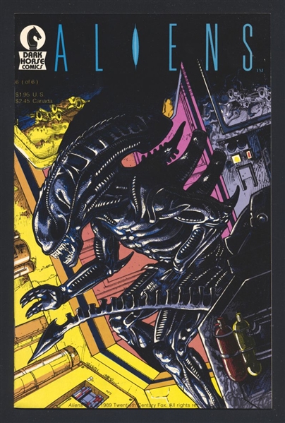 Aliens (V1) #6 VF/NM 1st Print 1989 Dark Horse Comic Book