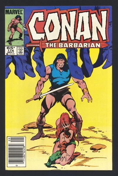 Conan the Barbarian #174 VF/NM NEWSSTAND 1985 Marvel Comic Book