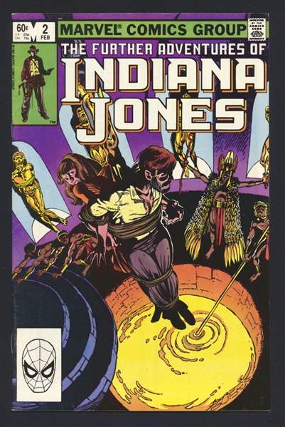The Further Adventures of Indiana Jones #2 VF John Byrne 1983 Marvel Comic Book