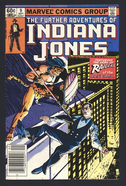 The Further Adventures of Indiana Jones #9 FN NEWSSTAND 1983 Marvel Comic Book