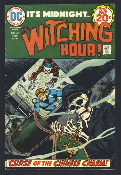 Witching Hour #48 VG Skeleton Diving Cover 1974 DC Comic Book
