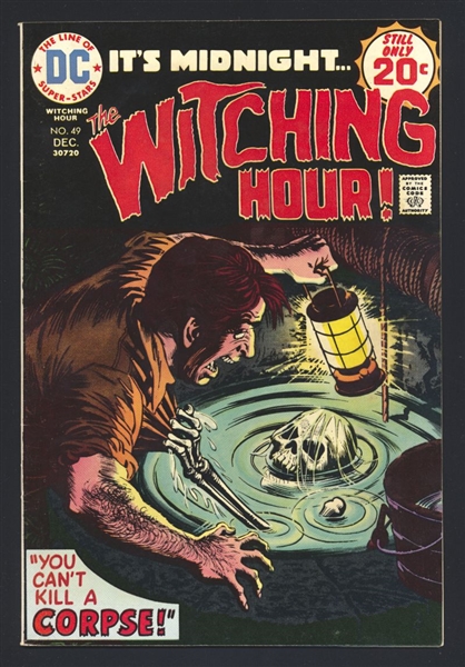 Witching Hour #49 FVF Skeleton Cover 1974 DC Comic Book