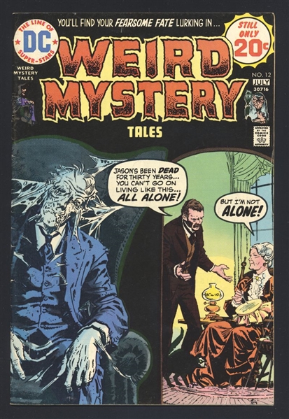 Weird Mystery Tales #12 FN 1974 DC Comic Book