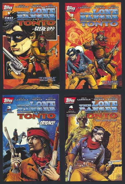 The Lone Ranger and Tonto SET #1-4 VF/NM 1994 Topps Comic Book