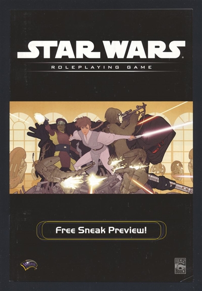 Star Wars Roleplaying Game #1 VF Preview Adam Hughes Cover/Art 2000