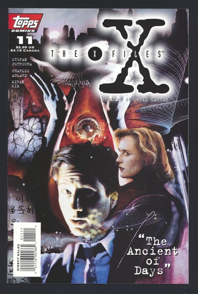 The X-Files #11 VF/NM Feelings of Unreality p2 1995 Topps Comic Book