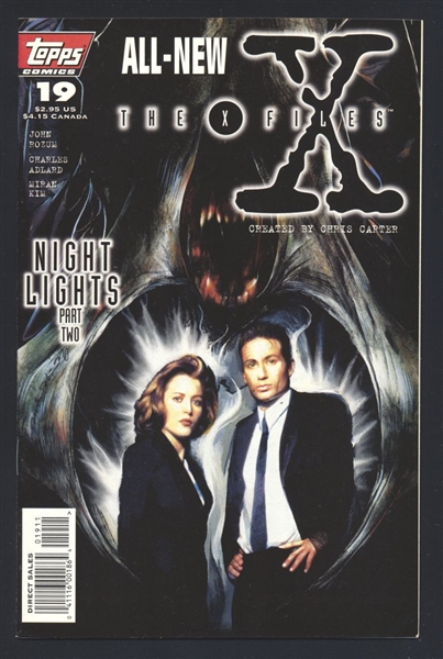 The X-Files #19 VF Night Lights p2 1996 Topps Comic Book