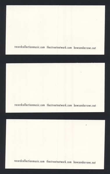 Lot of (3) THE WALKMEN Original Promo Stickers POST-PUNK ROCK BAND