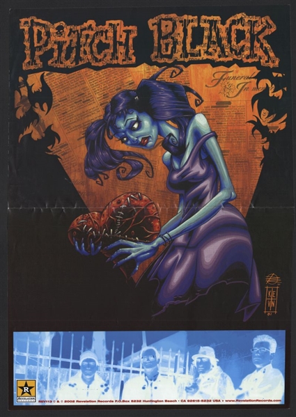 PITCH BLACK Revelation Records Original Promo Poster