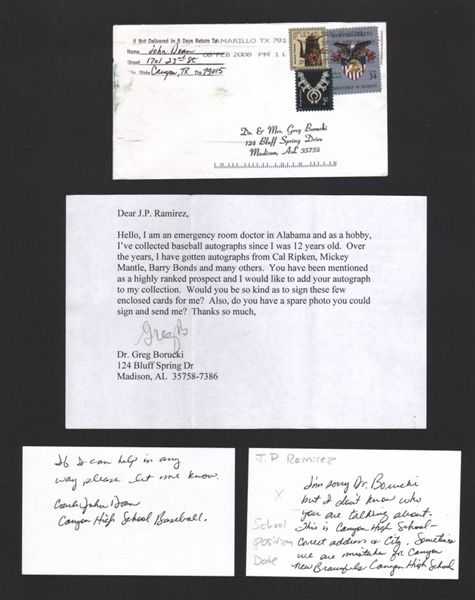 DR. GREG BORUCKI COLLEGE PLAYER AUTOGRAPH REQUESTS ca 2000s  SIGNED Photo 